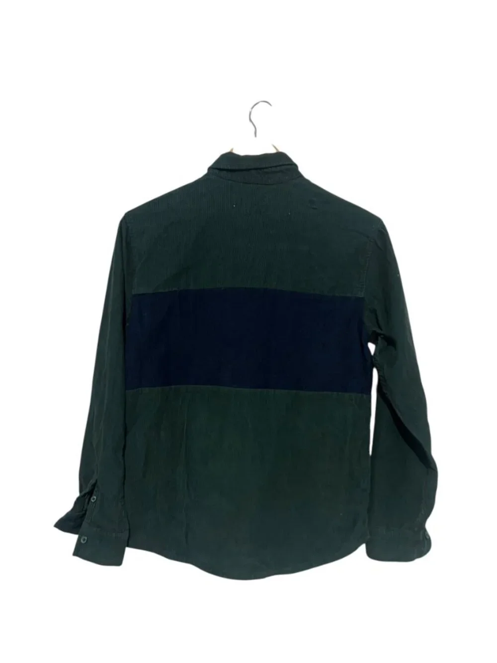 Old Navy Cotton Long Sleeve Color Block Corduroy Shirt Boys 14-16 NWT XL
